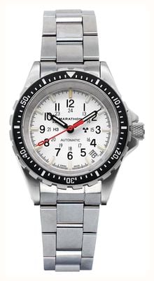 Marathon Arctic Edition MSAR Medium Diver's Automatic (36mm) White Dial / Stainless Steel Bracelet WW194026SS-0503