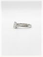 0.55ct Baguette & Pear Natural Diamond Platinum Trilogy Ring TRL32362 - alternate view 2