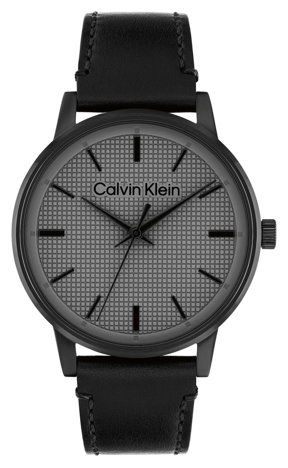 Calvin Klein Cadran gris texturÃ© Ã  maillons Ck (41 mm) / montre
