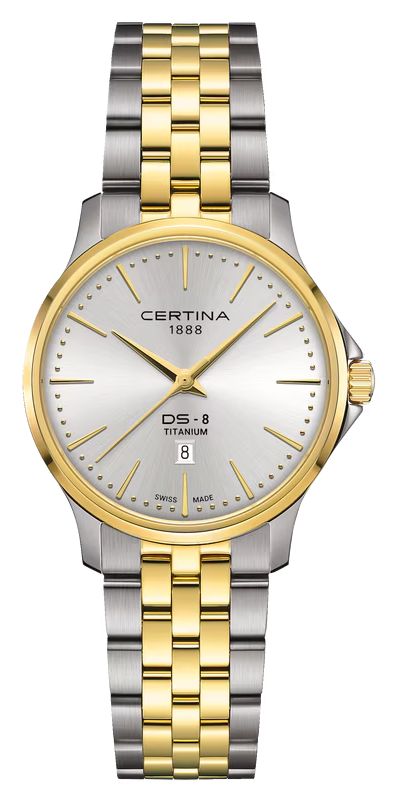 Certina DS-8 pour femme, quartz (31 mm), cadran montre