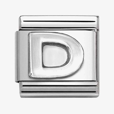 Nomination Classic Letter D Oxidised Charm 330113/04