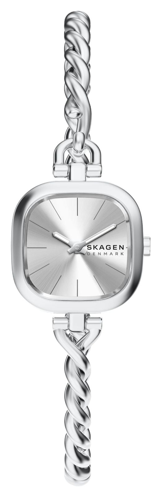 Skagen Mellem micro-quartz (20mm) cadran argentÃ© effet montre
