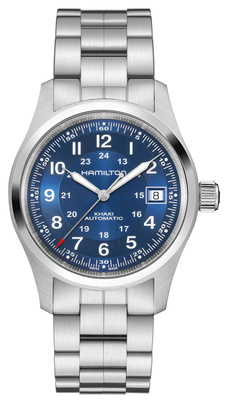 Hamilton Khaki Field automatique (38 mm) cadran bleu marine montre