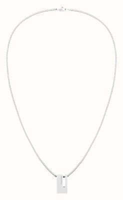 Calvin Klein Men's Exposed Stainless Steel Pendant Necklace 35100019