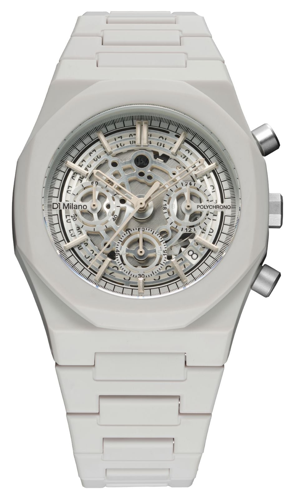 D1 Milano ModÃ¨le Polychrono l (40,5 mm) cadran squelette / montre