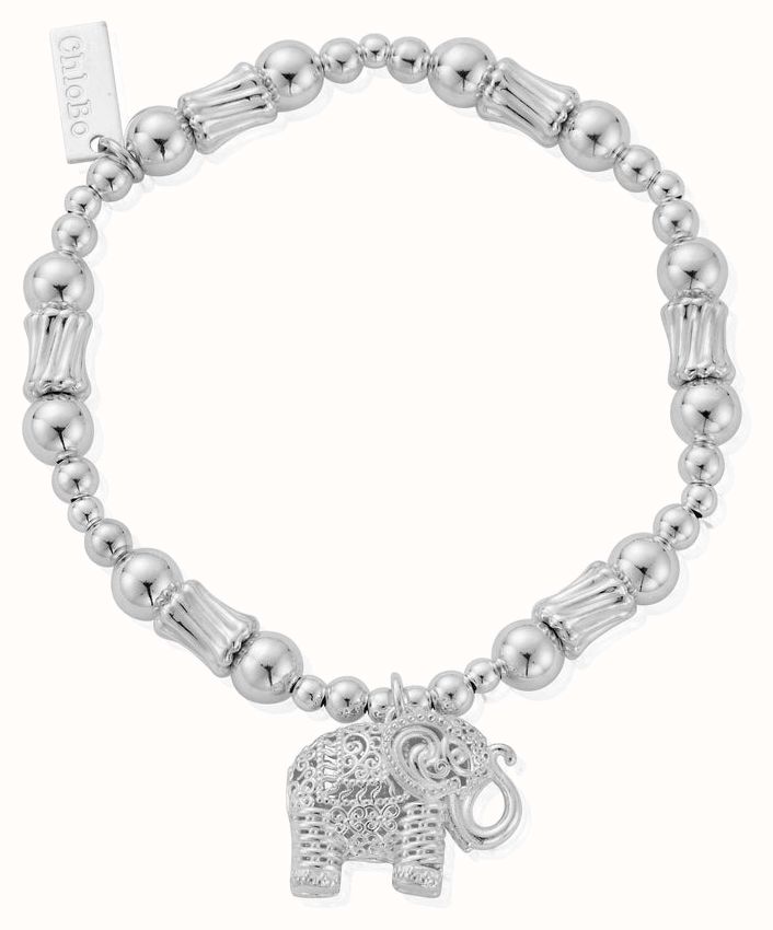 ChloBo Corrugated Twist Sacred Elephant Bracelet SBTRC3524 First