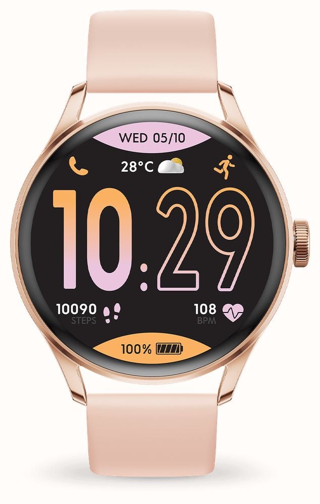 Ice Watch ICE Smart Two 1.20 Rose Gold Nude 39mm Amoled Display Nude Silicone Strap 023068