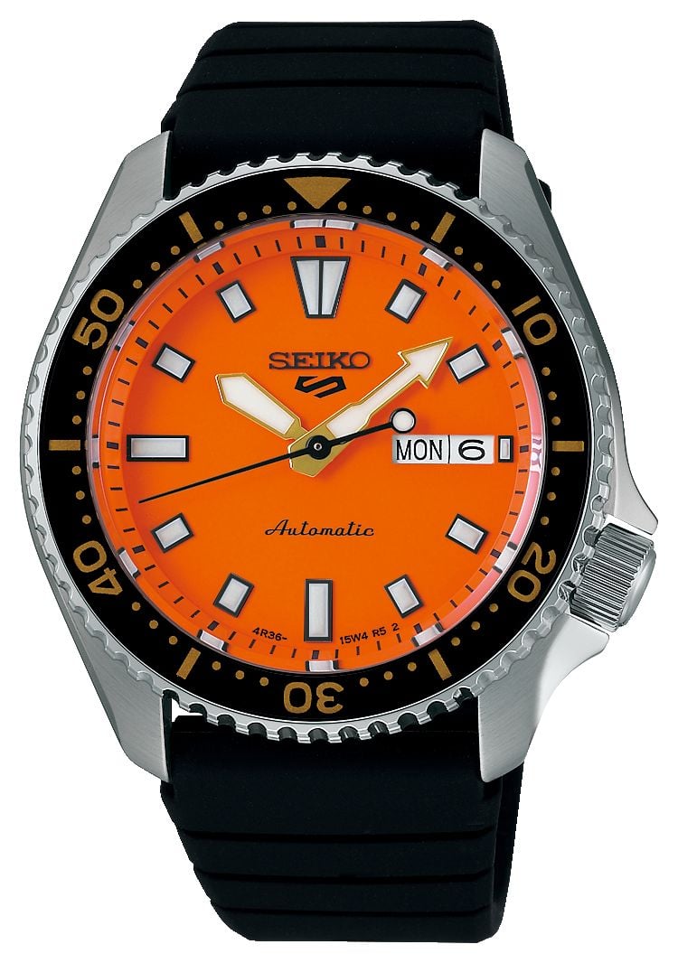 Seiko 5 sports SKX Redux automatique (42,5 mm) cadran orange montre