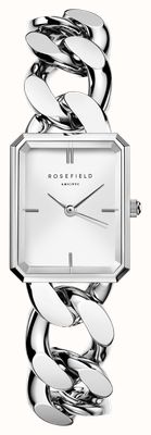 Rosefield Studio Edition - Octagon XS (19.5mm) White Dial / Stainless Steel Bracelet SWSSS-O56