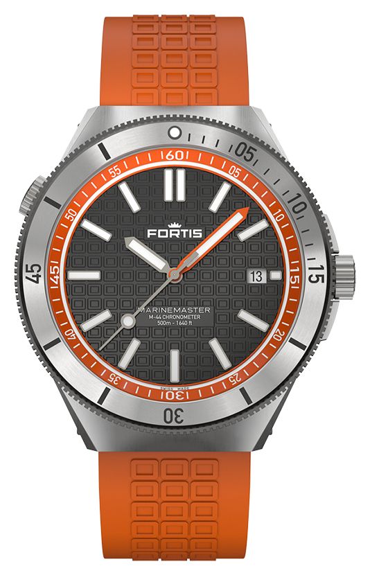 FORTIS Marinemaster M-44 Chronometer Amber Orange (44mm) Watch-image-122750