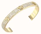 Guess Guess Jewellery Womens 8Mm 4G Crystals Bangle UBB06401YGL