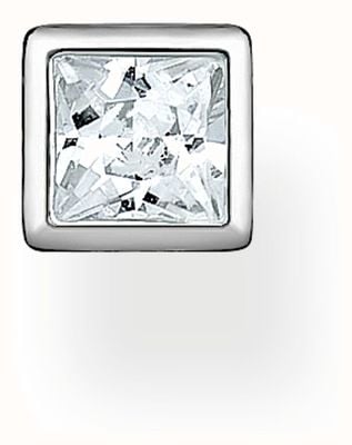 Thomas Sabo Polar World | Sterling Silver | White Gemstone | Single Stud Earring H2256-051-14