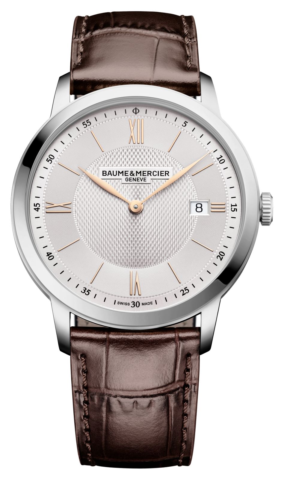 Baume & Mercier Classima quartz (40mm) cadran opalin argent montre
