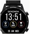 Sekonda Active Go Smartwatch (45mm) Digital Display / Black Silicone Strap 30287 - alternate view 2
