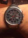 Customer picture of Citizen Men's Red Arrows A-T D9 Chronograph Eco-Drive Watch AT8060-50E