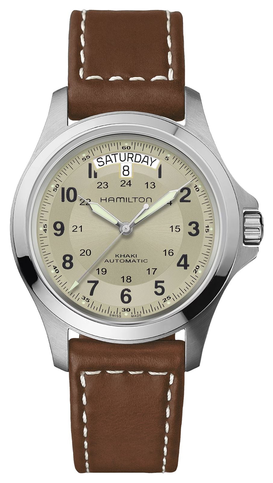 Hamilton Khaki field king automatique (40 mm) cadran beige montre