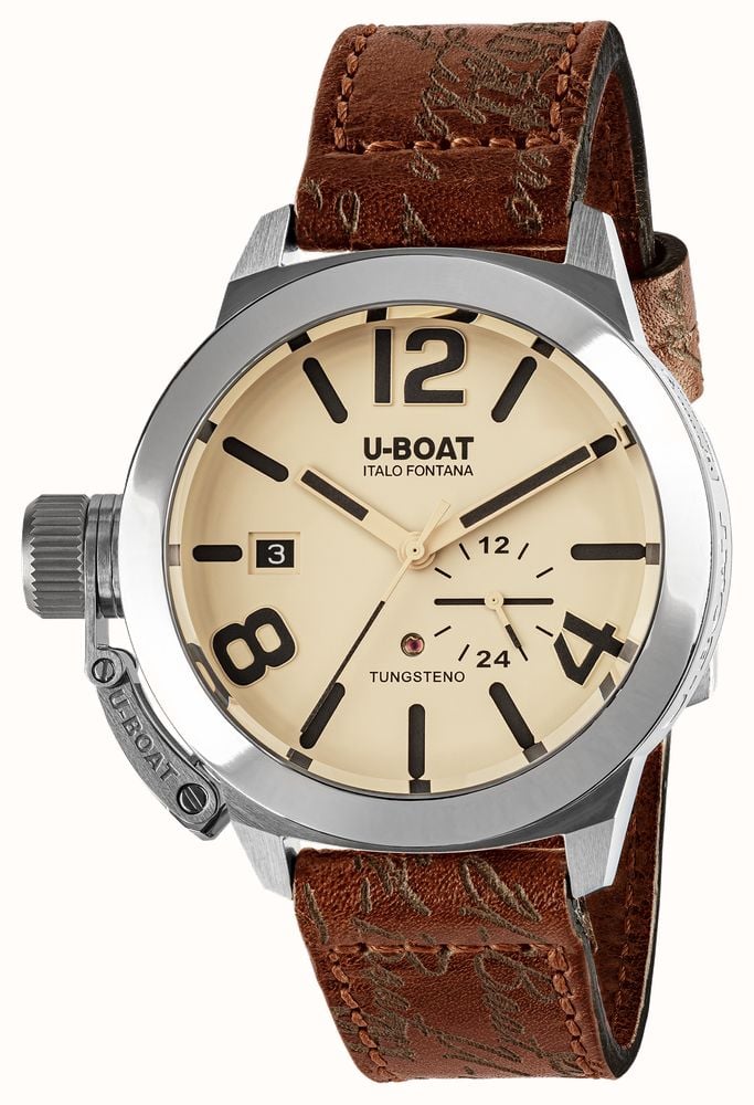 U-Boat CLASSICO 42mm Tungsten Beige 8892