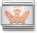 Nomination Classic Angel 9ct Rose Gold Steel Charm 430104/14