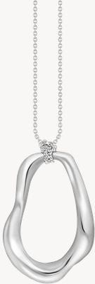 Thomas Sabo Silver Necklace With Pendant Natural Beauty KE2319-001-39-L70