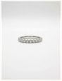 0.50ct Round Brilliant Natural Diamond Platinum Half Eternity Ring HET100162