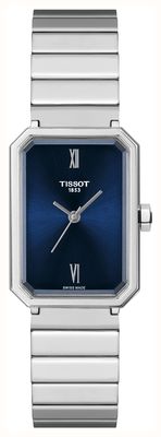 Tissot SRVクォーツ（21.8mm）ダークブルーサンレイダイヤル/ステンレススチールブレスレット T1601101104300