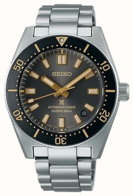 Seiko Prospex 1965 revival edizione del 100° anniversario del subacqueo (40 mm) quadrante grigio marea/acciaio inossidabile SPB455J1