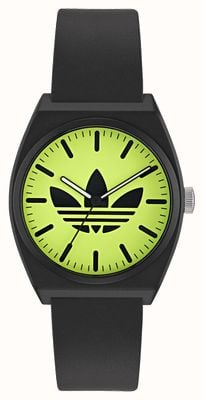 Adidas PROJECT TWO (38mm) Green Dial / Black Rubber Strap AOST25549