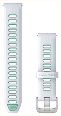 Garmin Quick Release  Strap Only (18mm) Whitestone/Tidal Blue, Silver Hardware 010-11251-A4