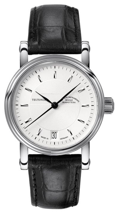 MÃ¼hle GlashÃ¼tte Bracelet en cuir Teutonia II moyen cadran montre