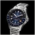 Bremont Supermarine 300M GMT Limited Edition (40mm) 'Glacier' Blue Gradient Dial / Stainless Steel Bracelet SM40-GMT-SS-BLBK-B - alternate view 3