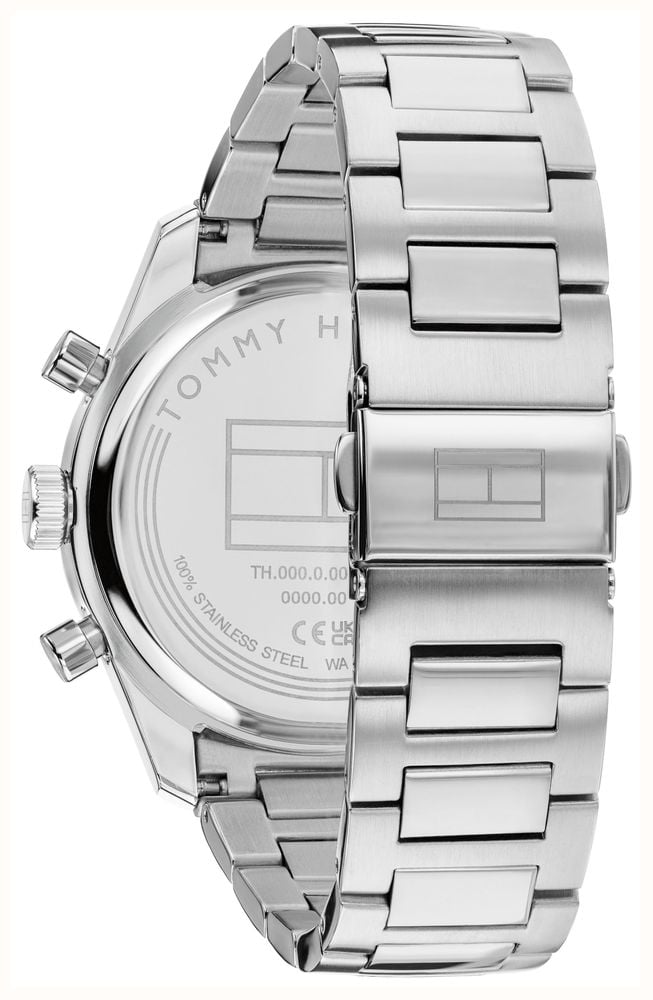 Tommy Hilfiger Hampton Blue Dial Stainless Steel Bracelet Watch 1792278 - alternate view 3