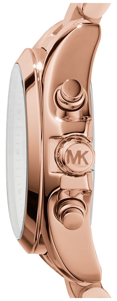 Michael Kors Bradshaw Rose Gold Toned Chronograph watch MK5799 James Moore Co. Jewellers of Distinction Since 1997 in Kenilworth Warwickshire