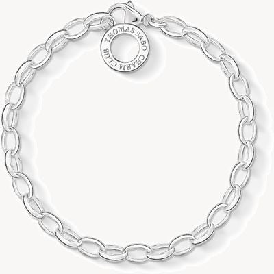 Thomas Sabo Bracelet 18.5cm Charm Carrier 925 Sterling Silver X0031-001-12-M