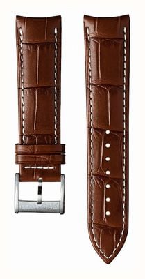 Hamilton Straps Bracelet en cuir de veau marron clair 22 mm uniquement - Jazzmaster H690326101