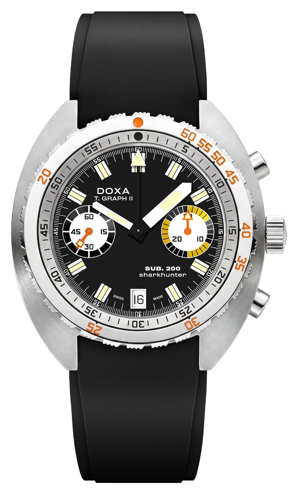 DOXA Sub 200 t.graph ii sharkhunter (42mm) cadran iconique montre