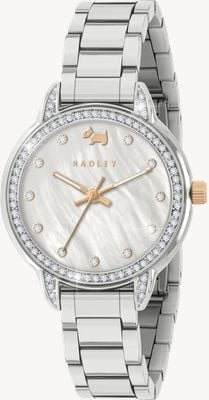 Radley Damenuhr (32mm) mit Perlmutterzifferblatt / Edelstahlarmband RY4649