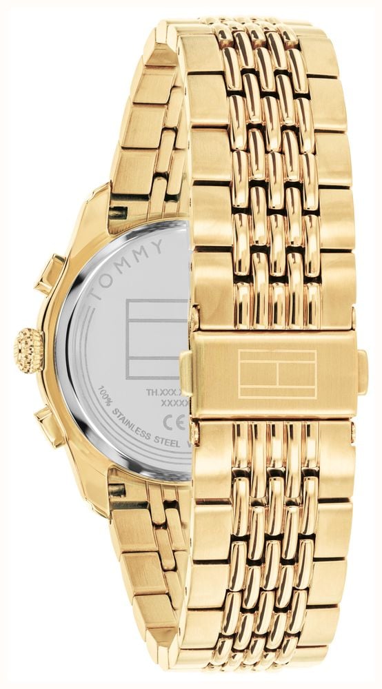 Tommy Hilfiger The Empire Gold Plated Green Dial Watch 1710814 - alternatieve weergave 3
