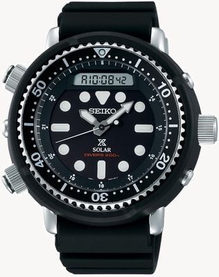 Seiko Prospex Arnie stellt Solartaucher 200m schwarz neu aus SNJ025P1