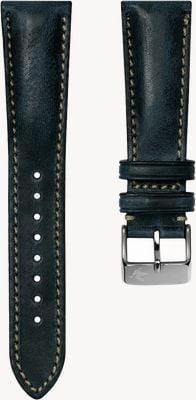 Duckworth Prestex Dark Blue Horween Genuine Leather Strap - 20mm HORWEEN-DARKBLUE-20