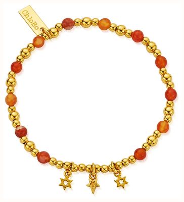 ChloBo Divine Courage Bracelet - 18ct Gold Plated GBFA20864037