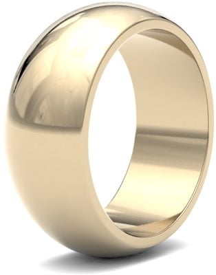 James Moore & Co | 9ct 黄金 | 8毫米 | 重 | D型尺寸 | ag_8lhd-9y AG_8LHD-9Y