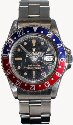 Pre-owned Rolex Vintage GMT-Master Chronometer 1675 Circa 1963 - No Box Or Papers 38mm Case J16424