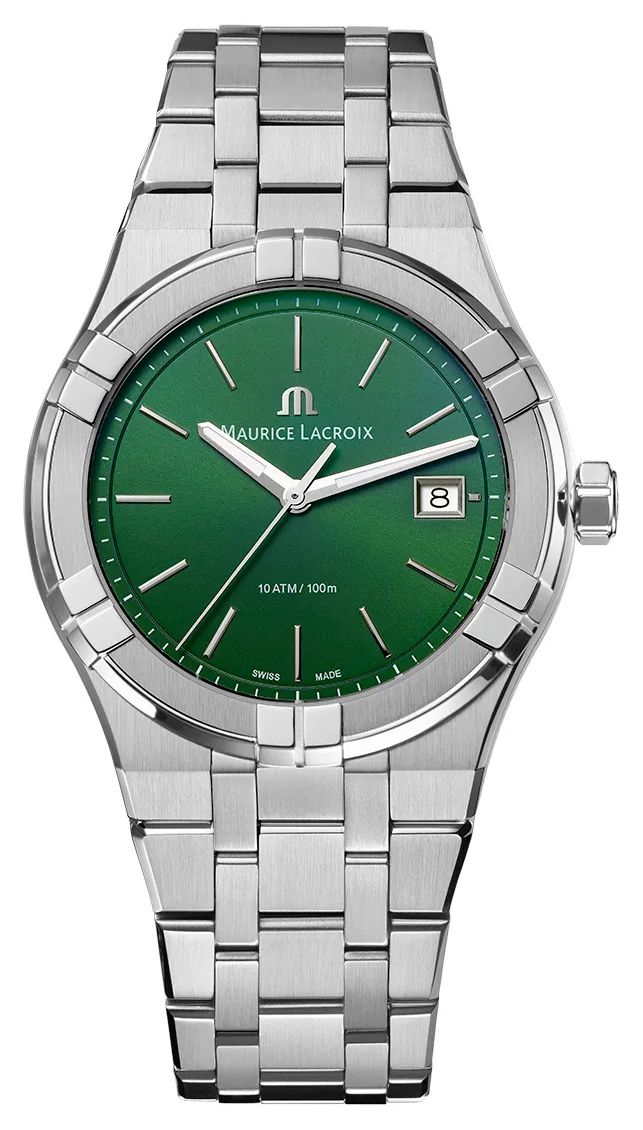 Maurice Lacroix Aikon quartz (40mm) groene wijzerplaat / horloge
