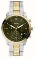 Fossil Neutra 44 mm Chronograph Two-Tone Stainless Steel FS6189