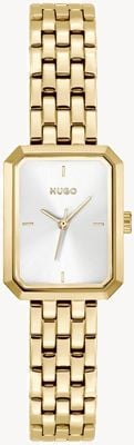HUGO #cosy (21 mm) quadrante argento / bracciale in acciaio inossidabile pvd oro 1540179