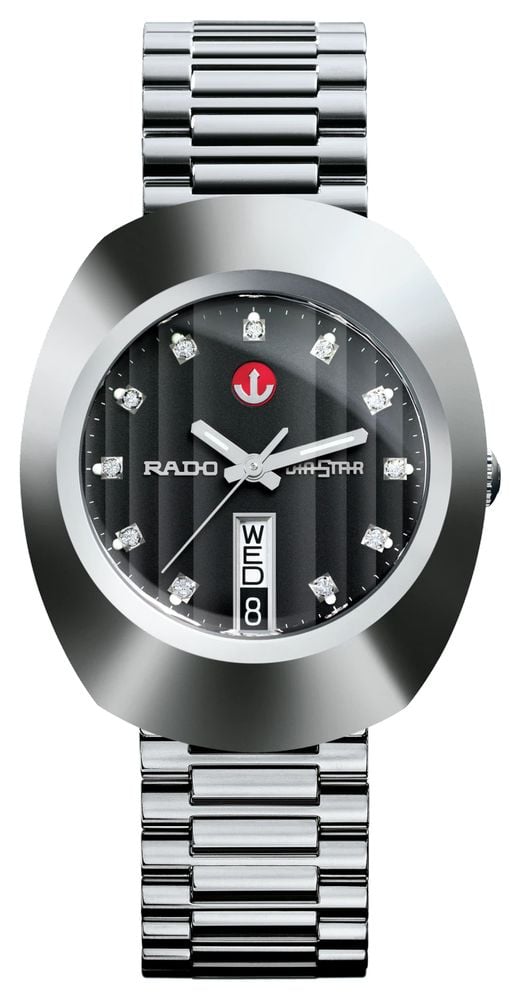 RADO DiaStar The Original Automatic 35mm Black Dial HardMetal R12408613 James Moore Co. Jewellers of Distinction Since 1997 in Kenilworth Warwickshire