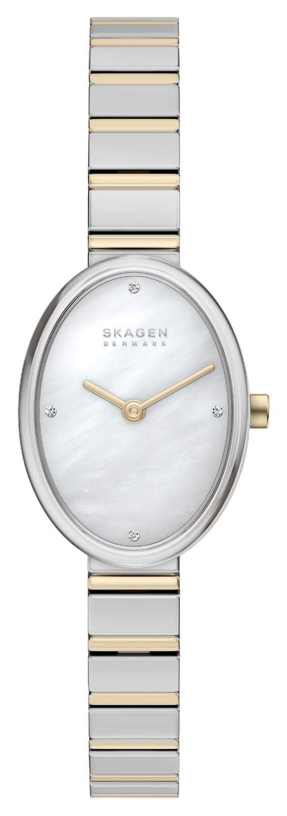 Skagen Anita ovale quartz (20mm) cadran nacre / bracelet montre