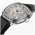 Hamilton American Classic Cushion Mechanical (34mm) Silver Sunray Dial / Black Leather Strap Watch H36149710 - alternative Ansicht 4