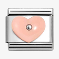Nomination Classic Heart Sterling Silver & Steel Charm 330509/18