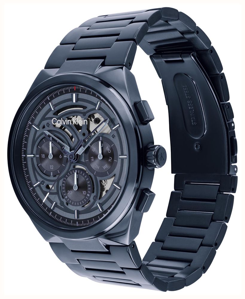 Calvin Klein Distinguish Multifunction Quartz (44mm) Blue Dial / Blue PVD Stainless Steel Bracelet 25200574 - vista alternativa 2